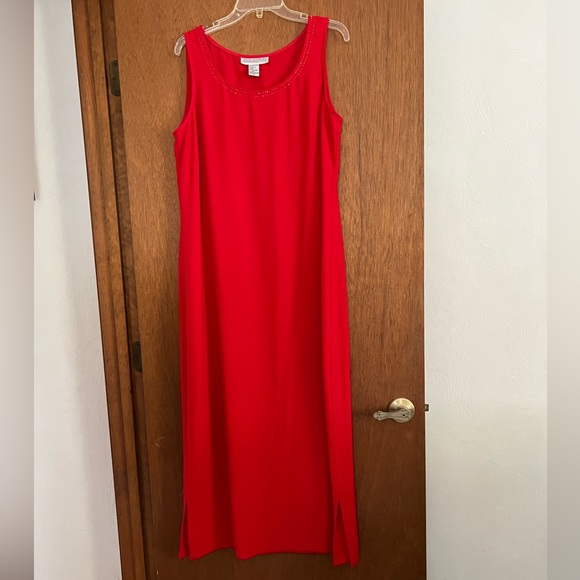 Jessica Howard Red 2-Piece Evening Dress – Size 16 - Picture 3 of 8
